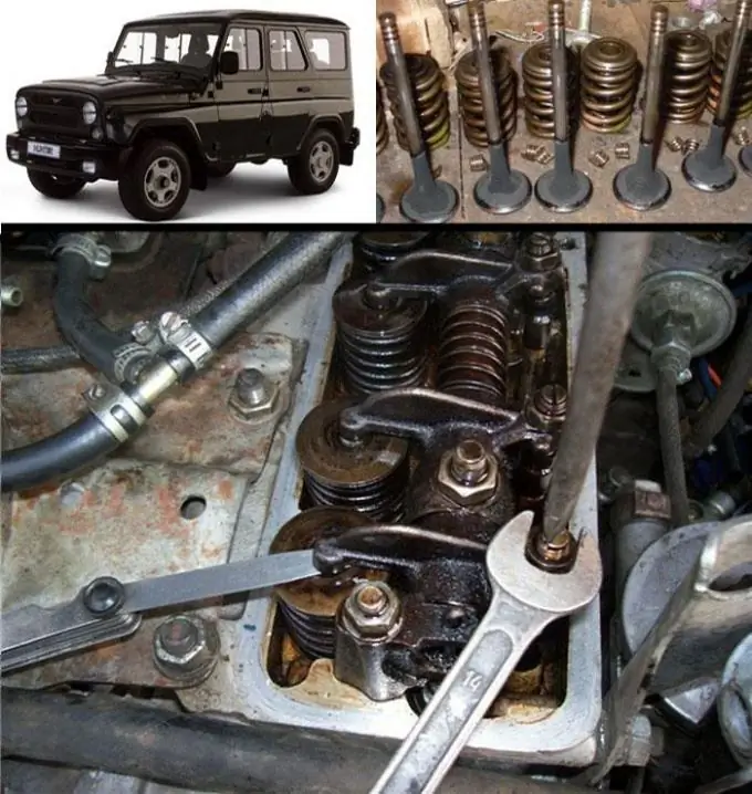 UAZ дээр хавхлагыг хэрхэн тохируулах талаар